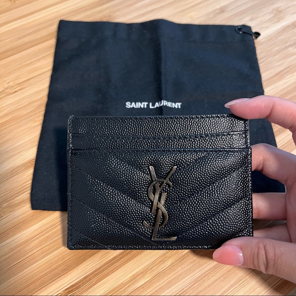 YSL Cassandre Card Holder